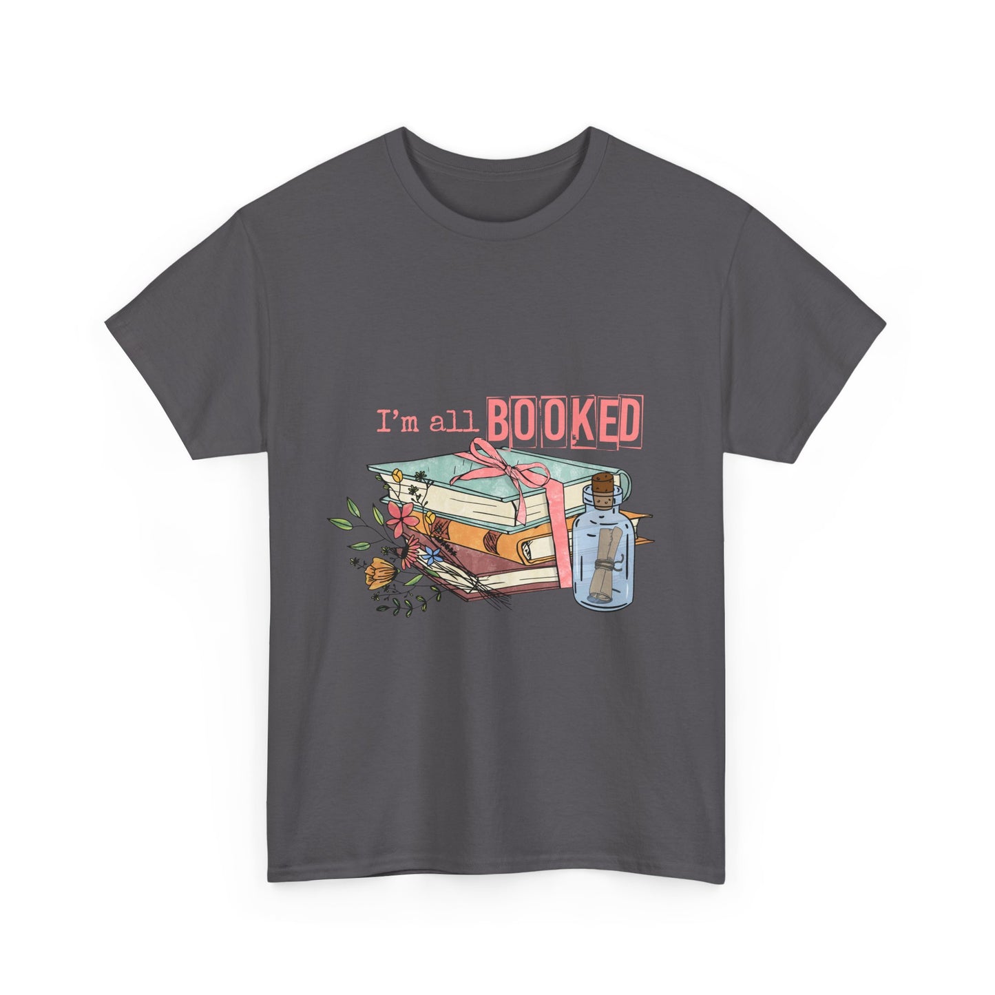 Book Lover's Unisex Heavy Cotton Tee, Literary Gift, Reading Shirt, Funny Tee, Cozy Outfit, Bookworm Apparel