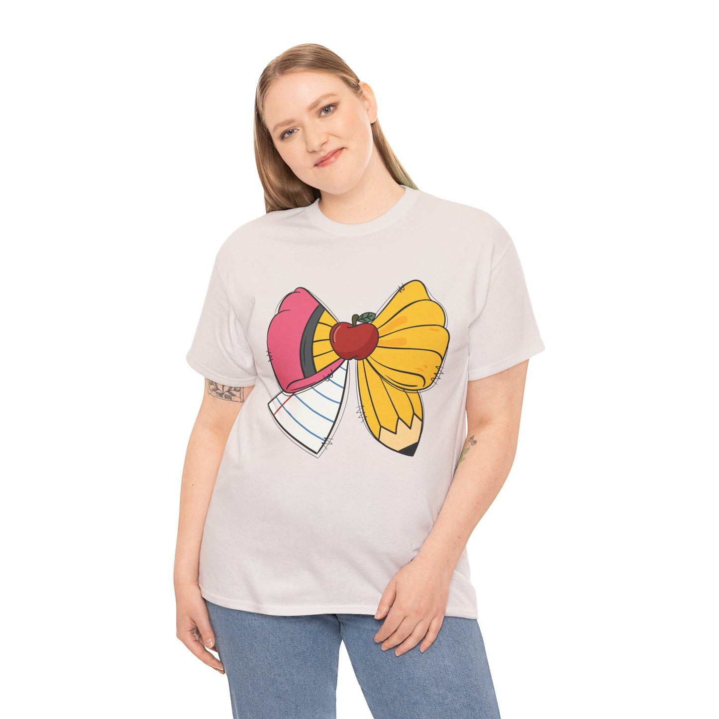 Teacher/School Bow Tee