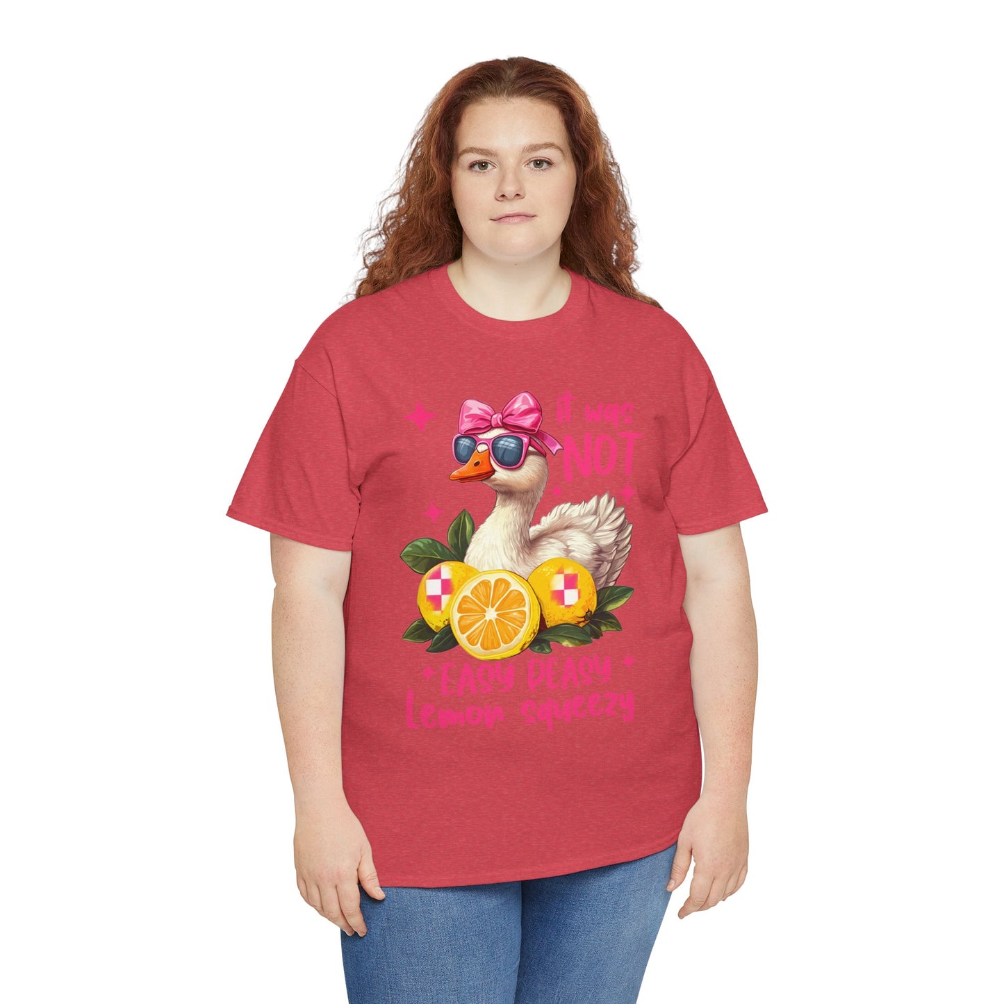 It Was Not Easy Peasy Lemon Squeeze Duck Tee