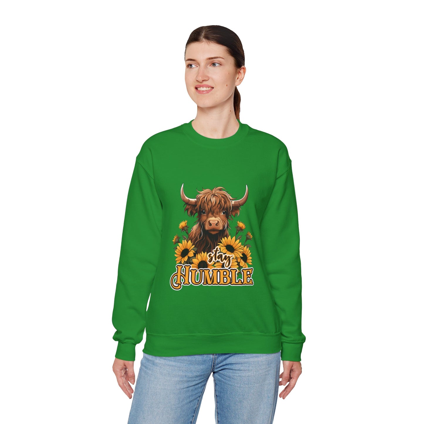 Stay Humble Cow Crewneck Sweatshirt