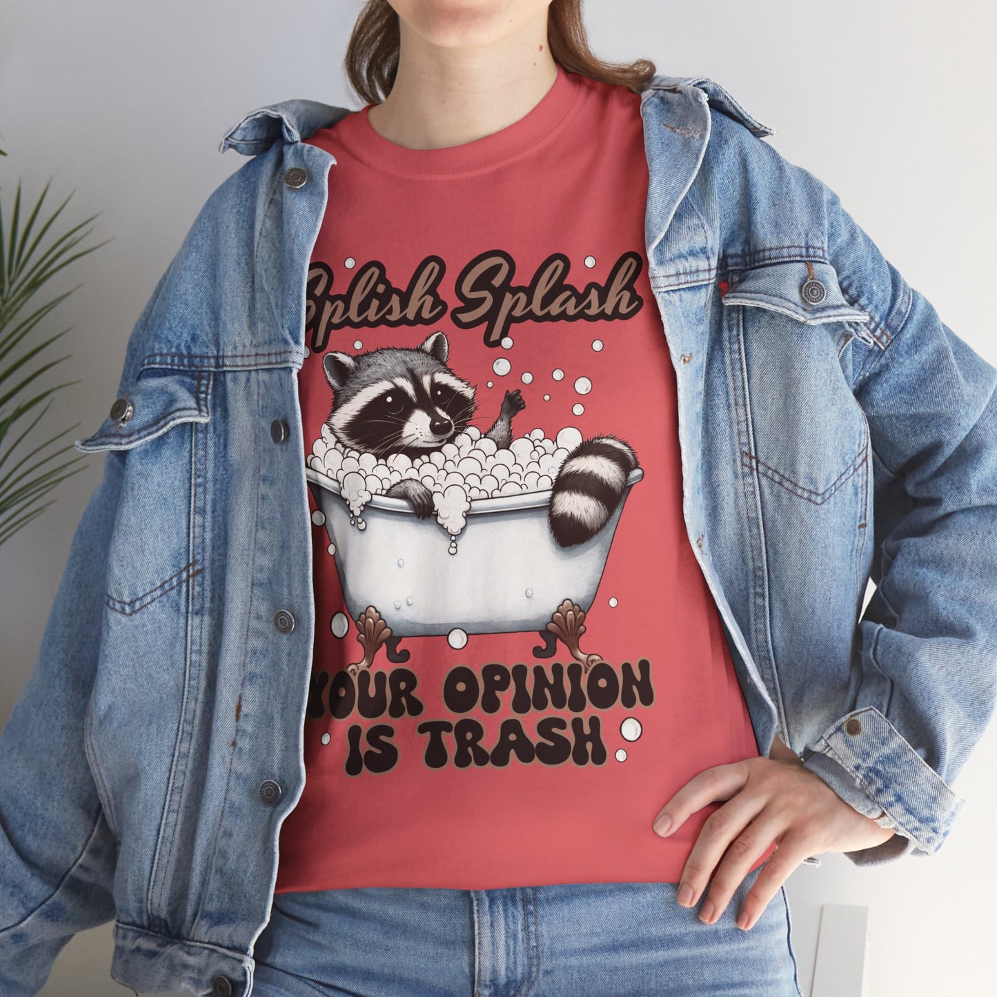 Splish Splash Raccon Tee