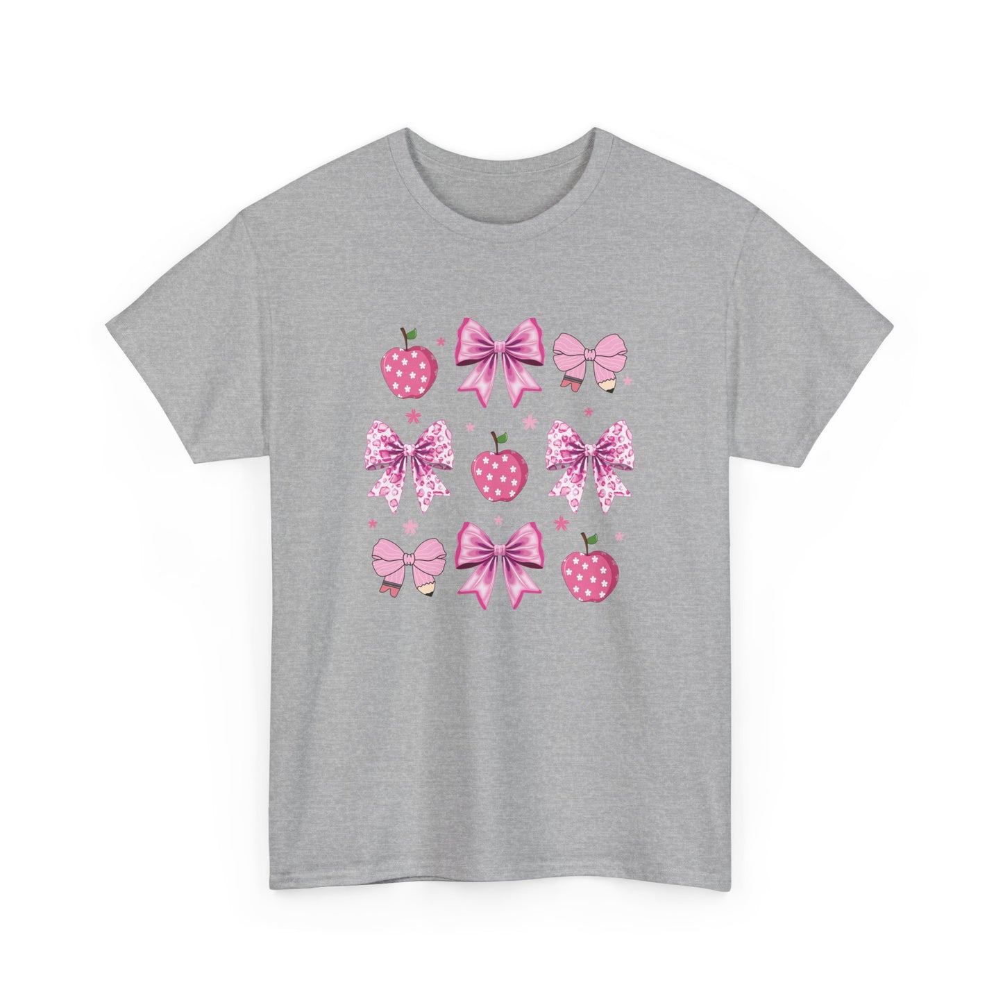 Cute Bow and Strawberry Graphic Tee, Fun Summer Outfit, Gift for Her, Casual Wear, Birthday Gift, Party Shirt