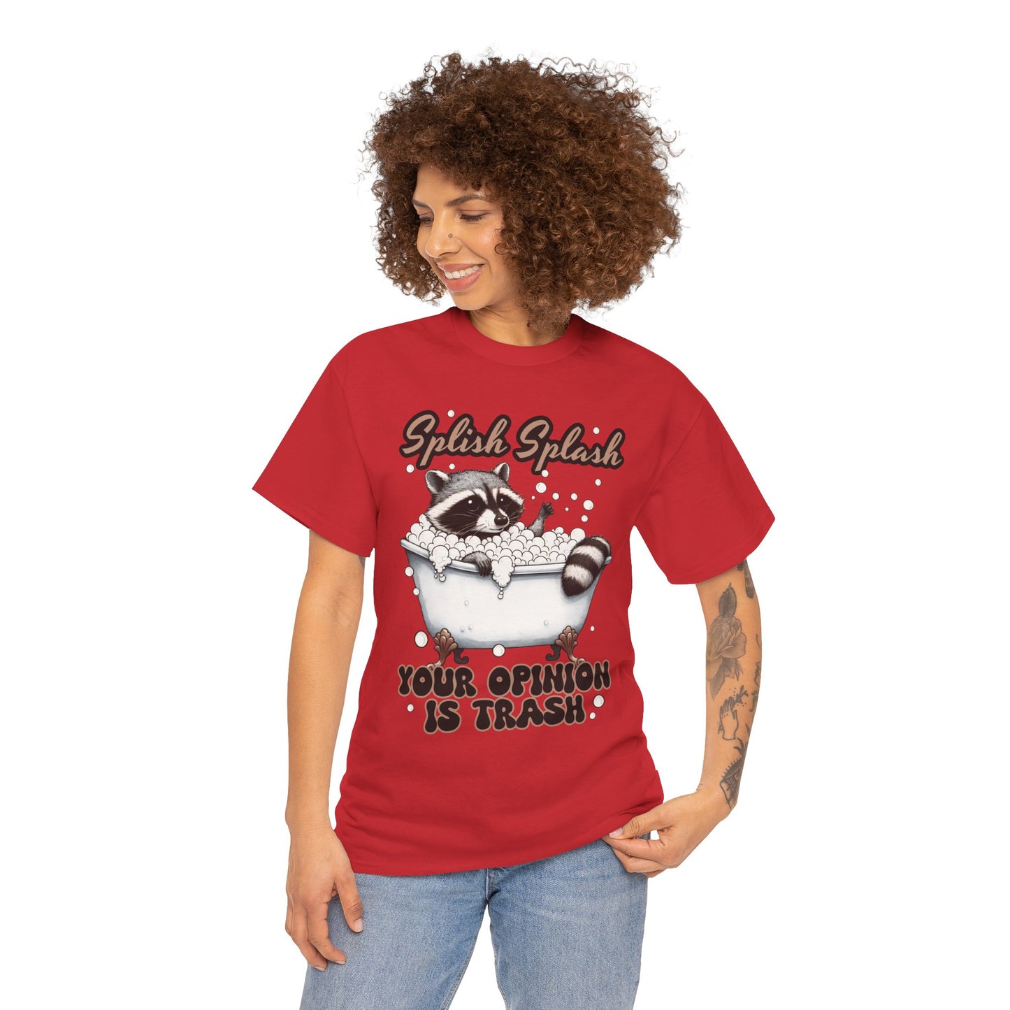 Splish Splash Raccon Tee