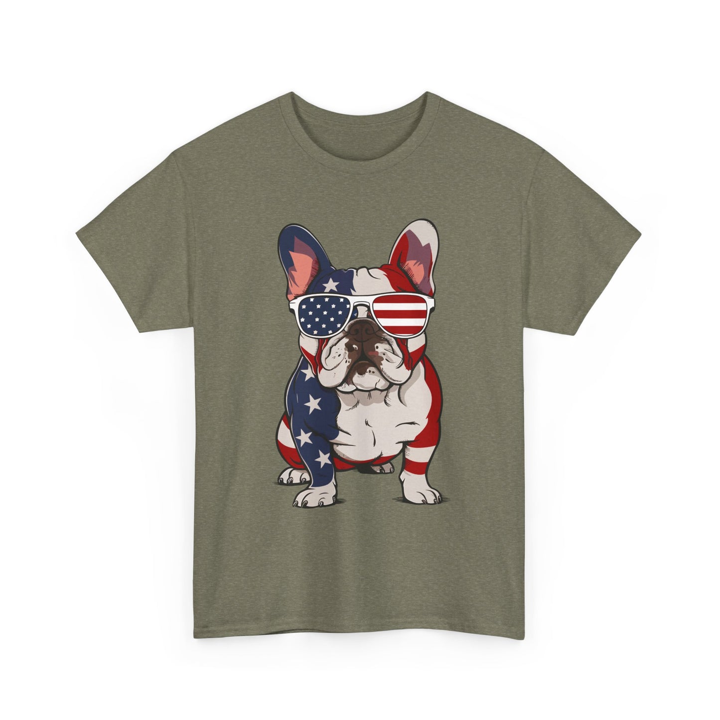 Patriotic French Bulldog Tee