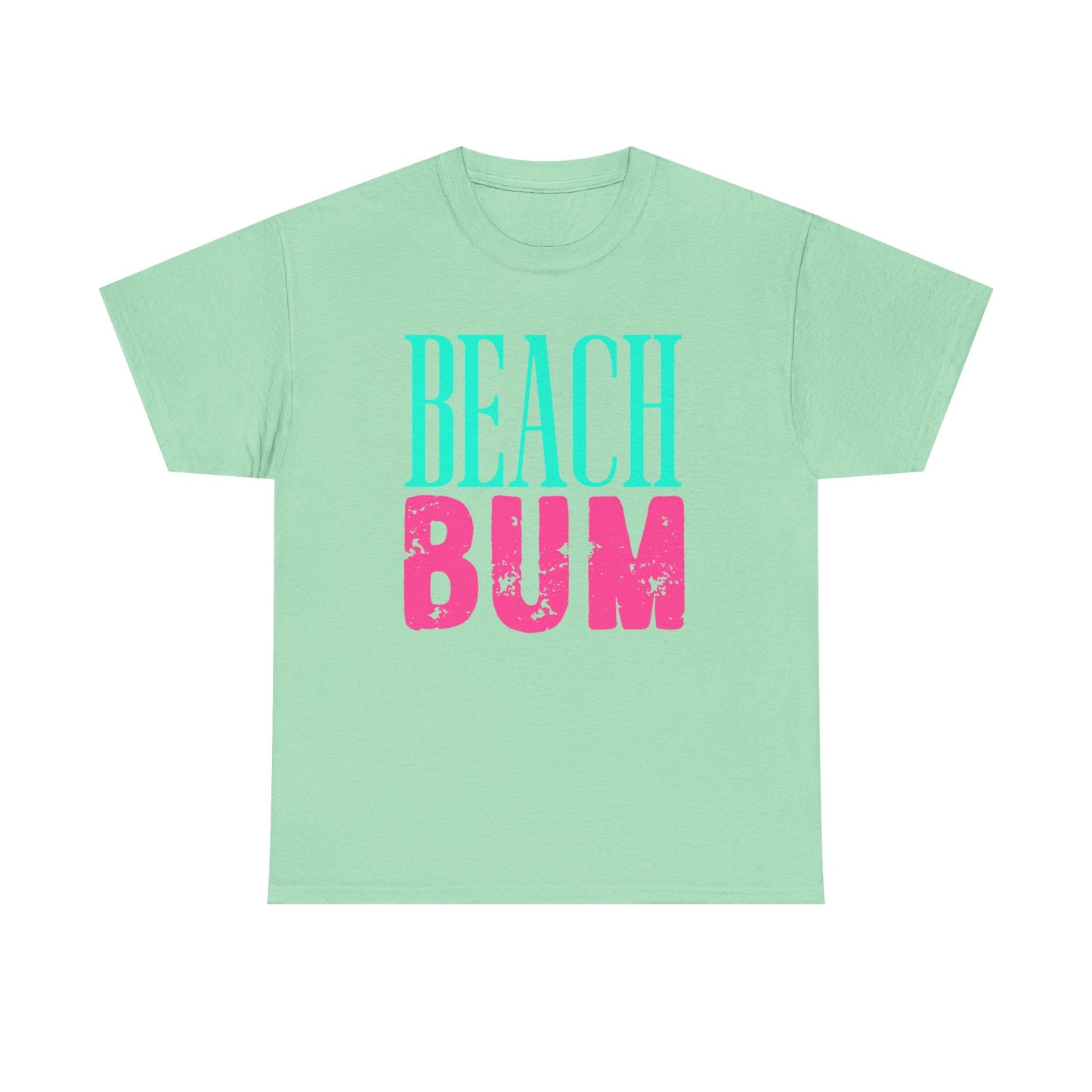 Beach Bum Unisex Heavy Cotton Tee | Perfect for Summer, Beach Days, Vacation, Casual Wear, Gifts