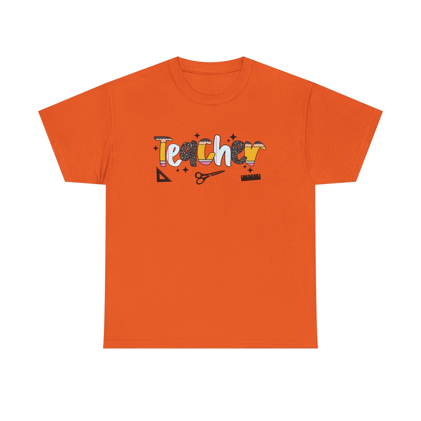 Teacher Appreciation Unisex Heavy Cotton Tee, Teacher Gift, Back to School Shirt, Classroom Outfit, Education T-Shirt