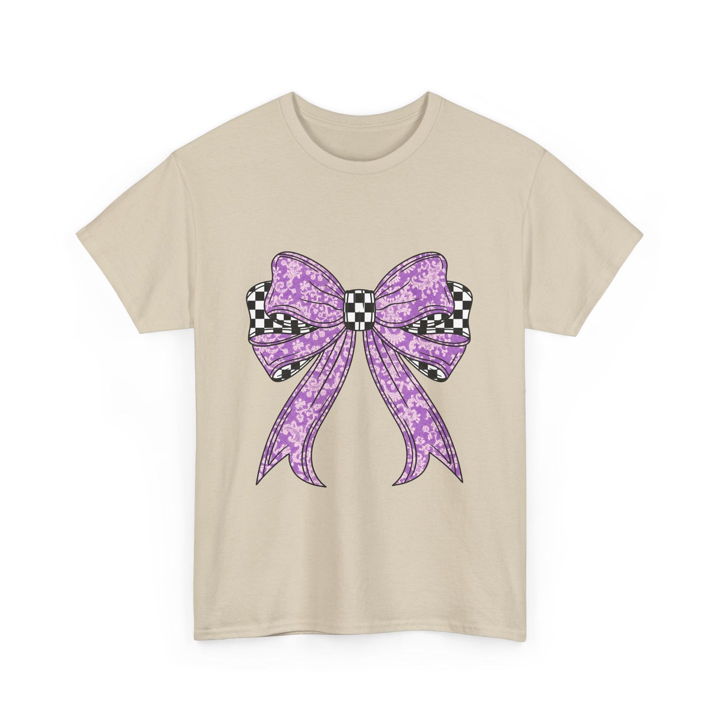 Purple Bow Tee