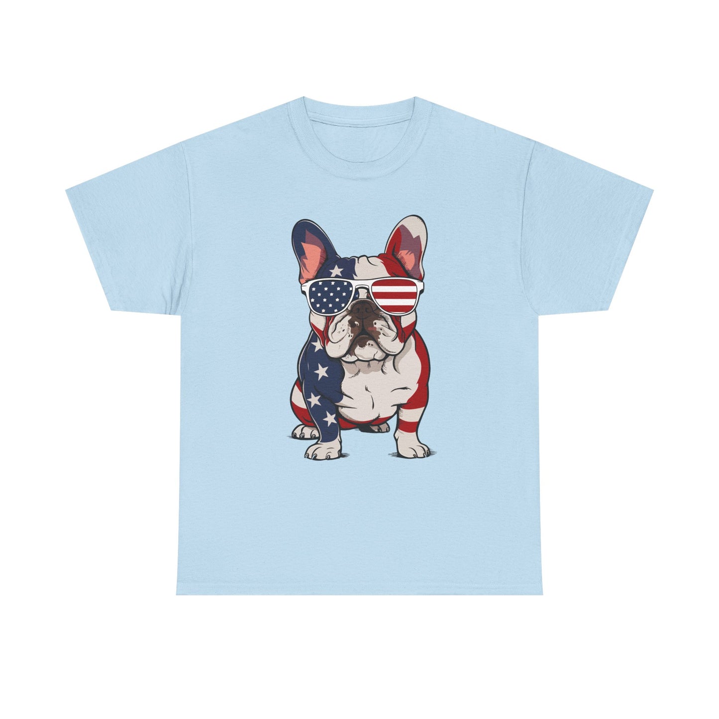 Patriotic French Bulldog Tee
