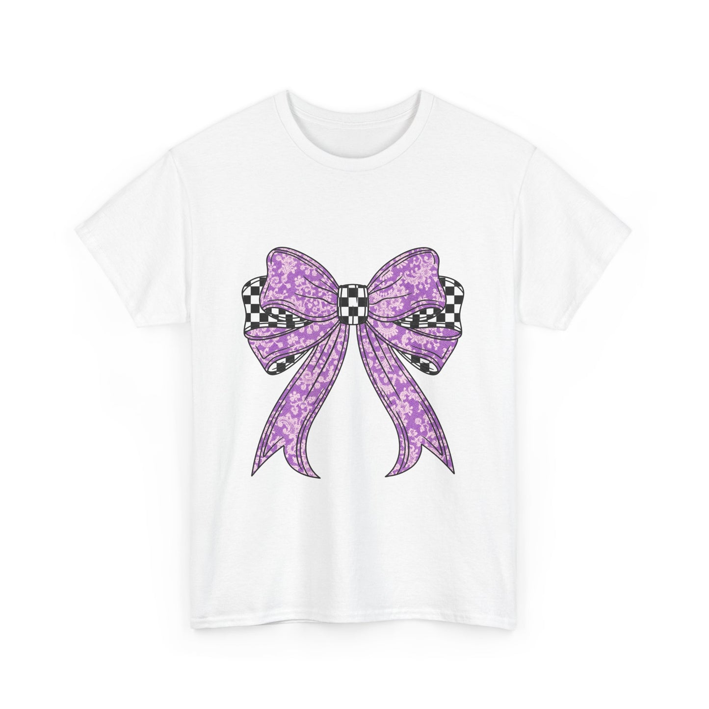 Purple Bow Tee