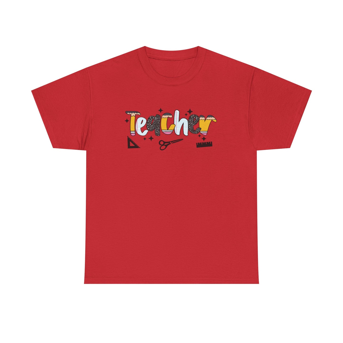 Teacher Appreciation Unisex Heavy Cotton Tee, Teacher Gift, Back to School Shirt, Classroom Outfit, Education T-Shirt