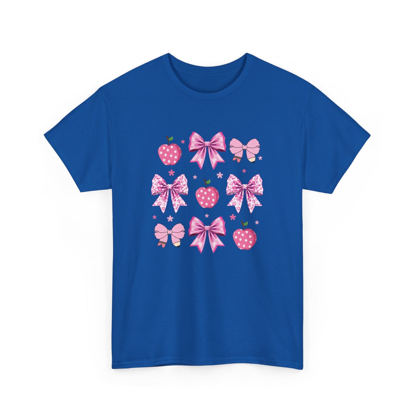 Cute Bow and Strawberry Graphic Tee, Fun Summer Outfit, Gift for Her, Casual Wear, Birthday Gift, Party Shirt