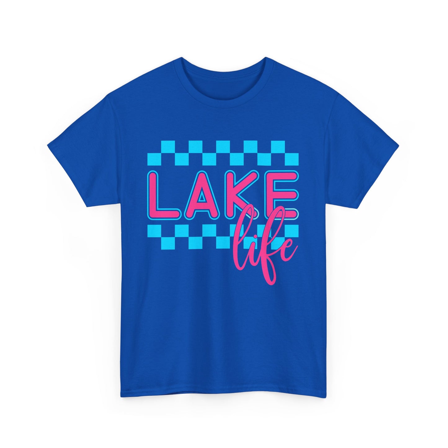 Lake Life Unisex Heavy Cotton Tee, Summer Shirt, Lake Vacation Tee, Gift for Lake Lovers, Casual Daywear, Outdoor Adventure Top
