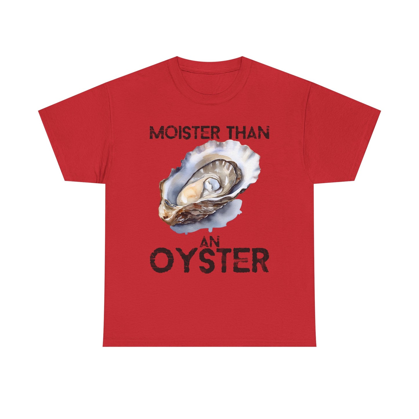 Moister Than an Oyster Tee - Funny Unisex Cotton T-Shirt, Gift for Food Lovers, Playful Casual Wear, Summer Style, Beach Outing