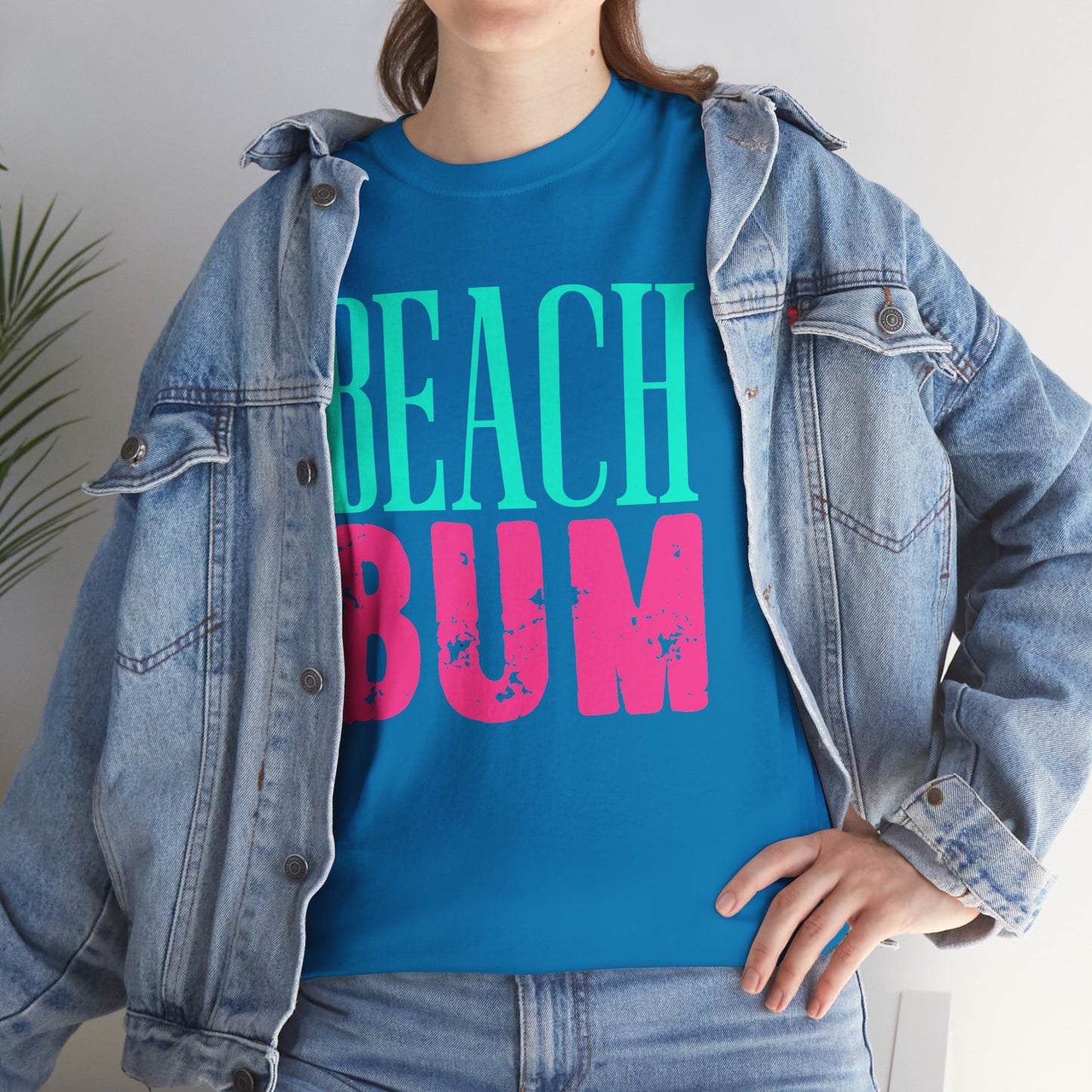 Beach Bum Unisex Heavy Cotton Tee | Perfect for Summer, Beach Days, Vacation, Casual Wear, Gifts
