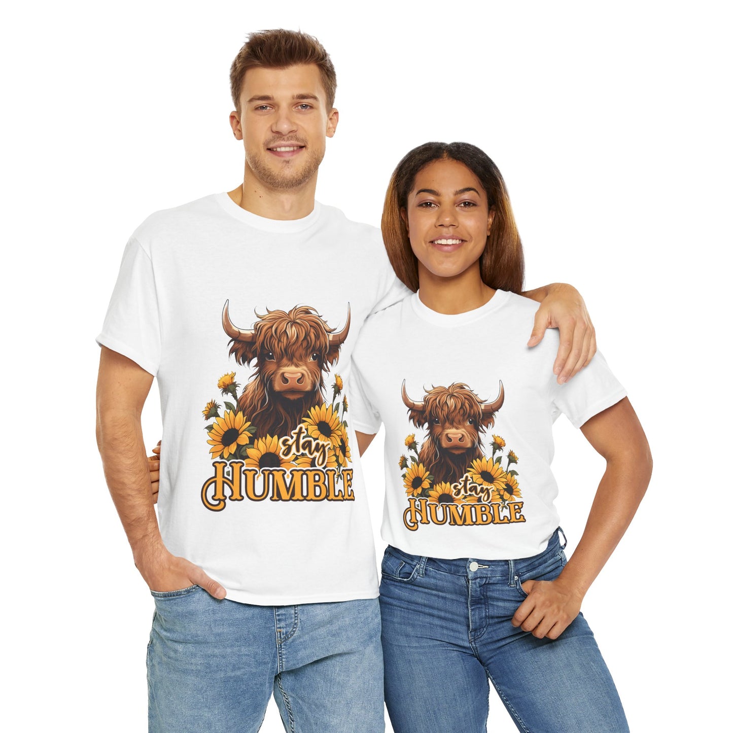 Stay Humble Cow Tee