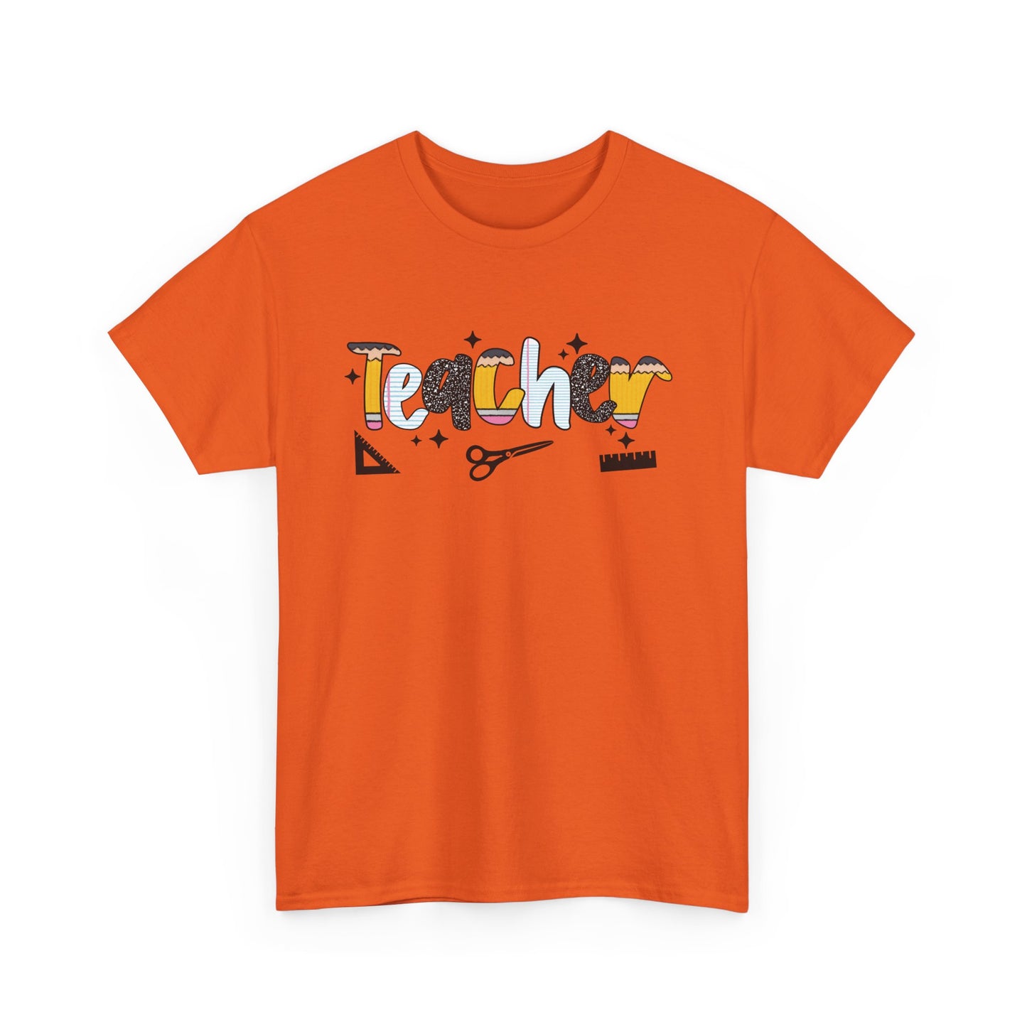 Teacher Appreciation Unisex Heavy Cotton Tee, Teacher Gift, Back to School Shirt, Classroom Outfit, Education T-Shirt