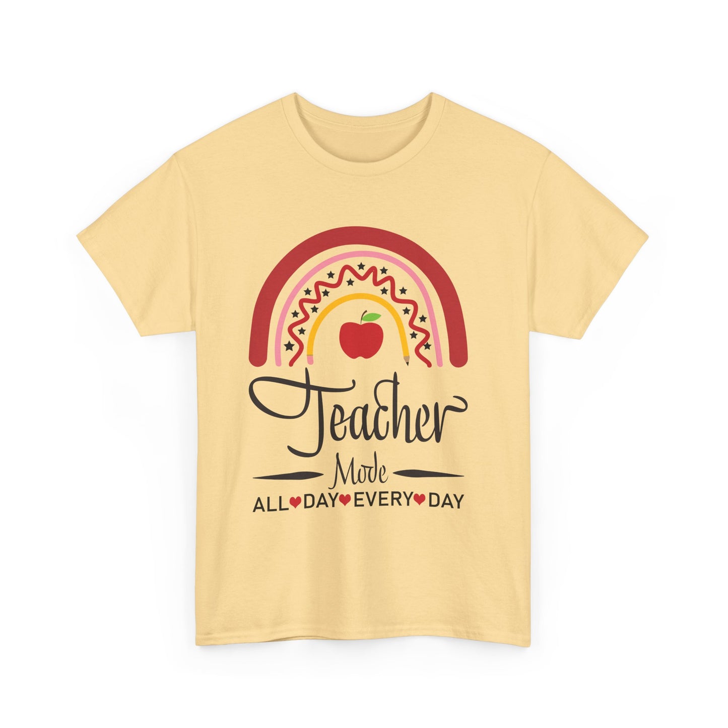 Teacher Mode Rainbow Tee