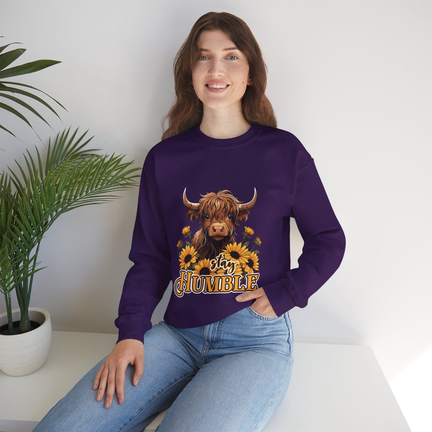 Stay Humble Cow Crewneck Sweatshirt