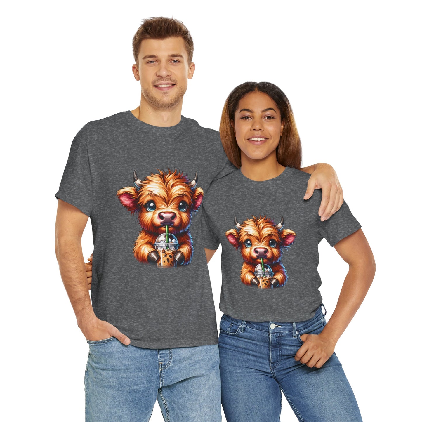 Cute Cow Coffee Tee