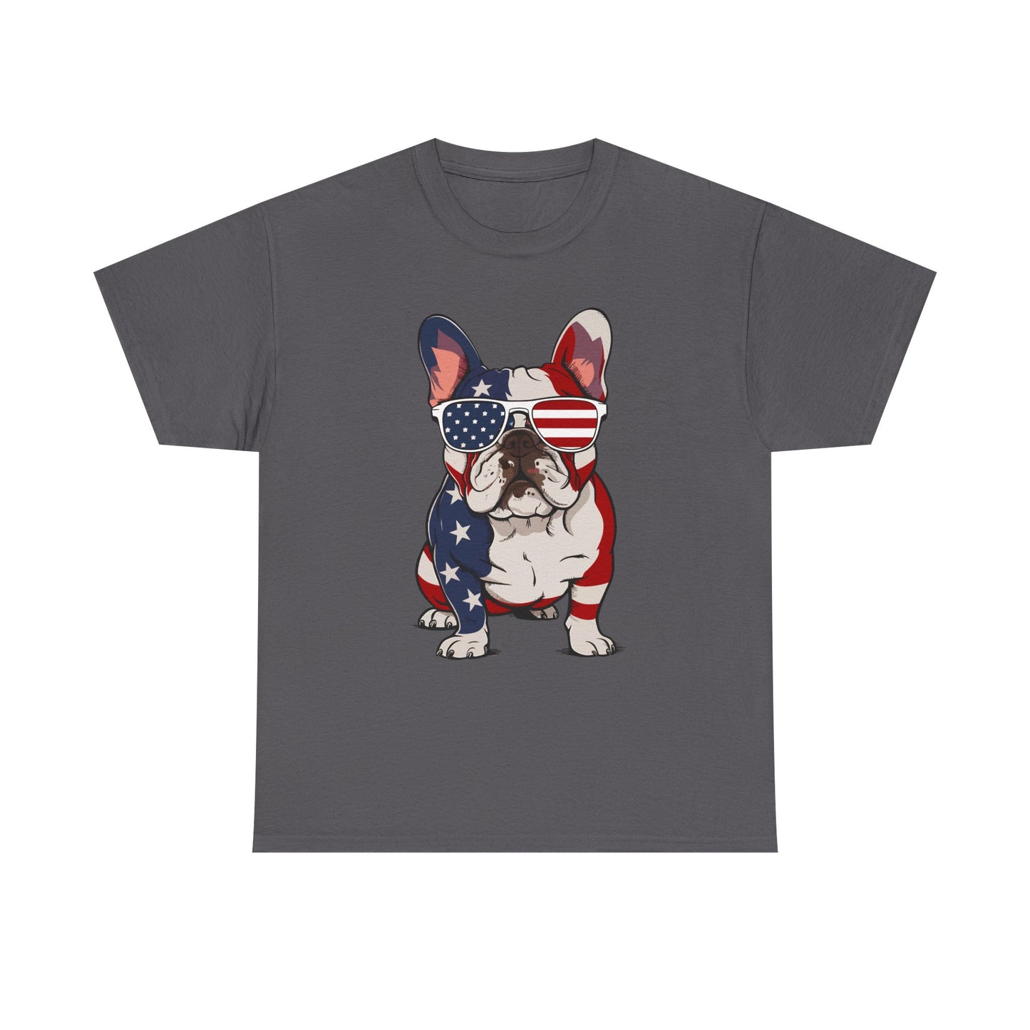 Patriotic French Bulldog Tee