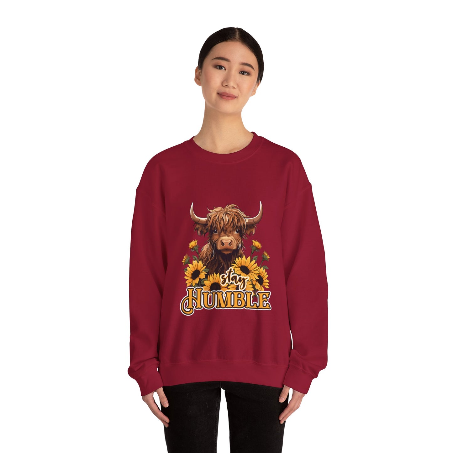 Stay Humble Cow Crewneck Sweatshirt