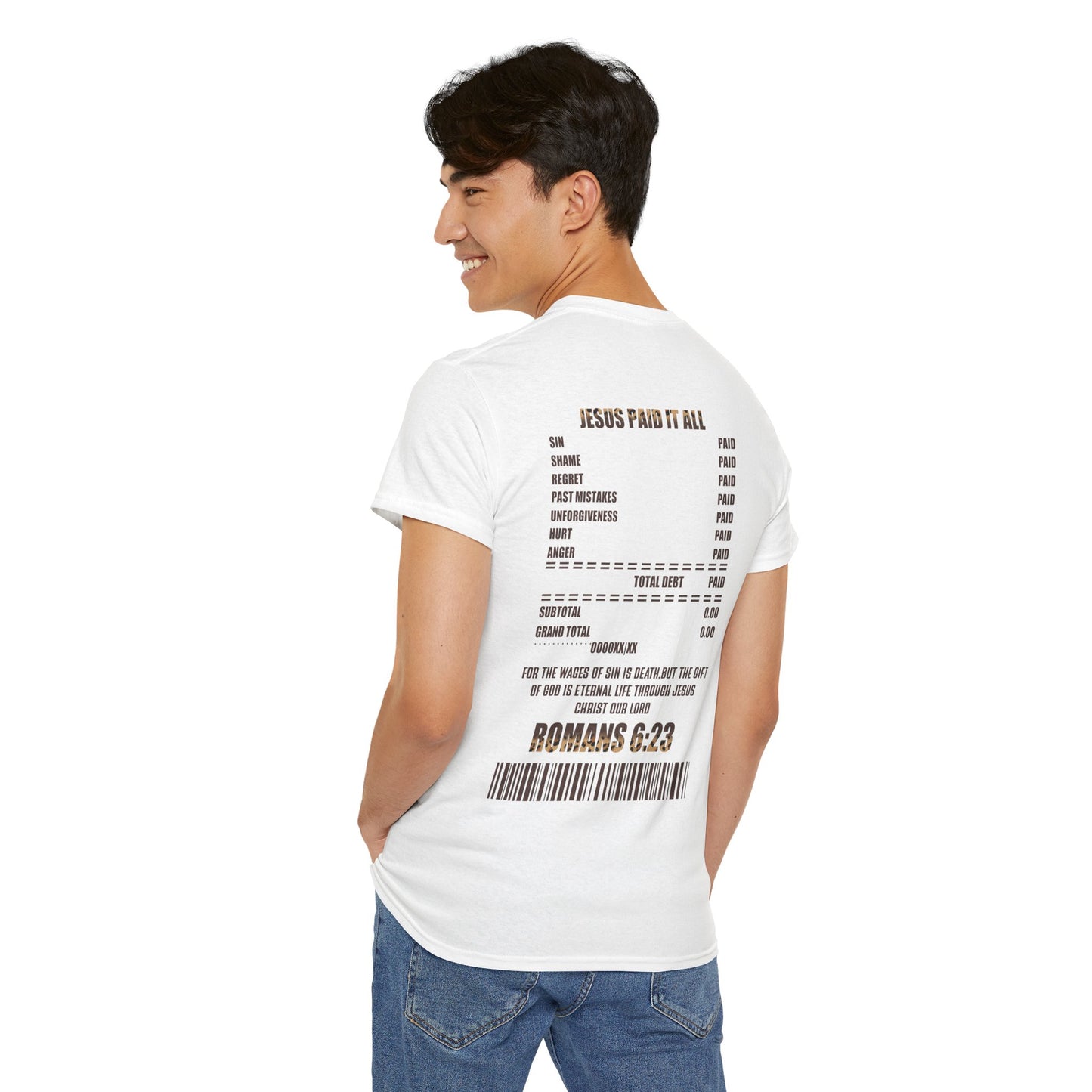 Faith-Inspired Tee: Jesus Paid It All, Christian Apparel