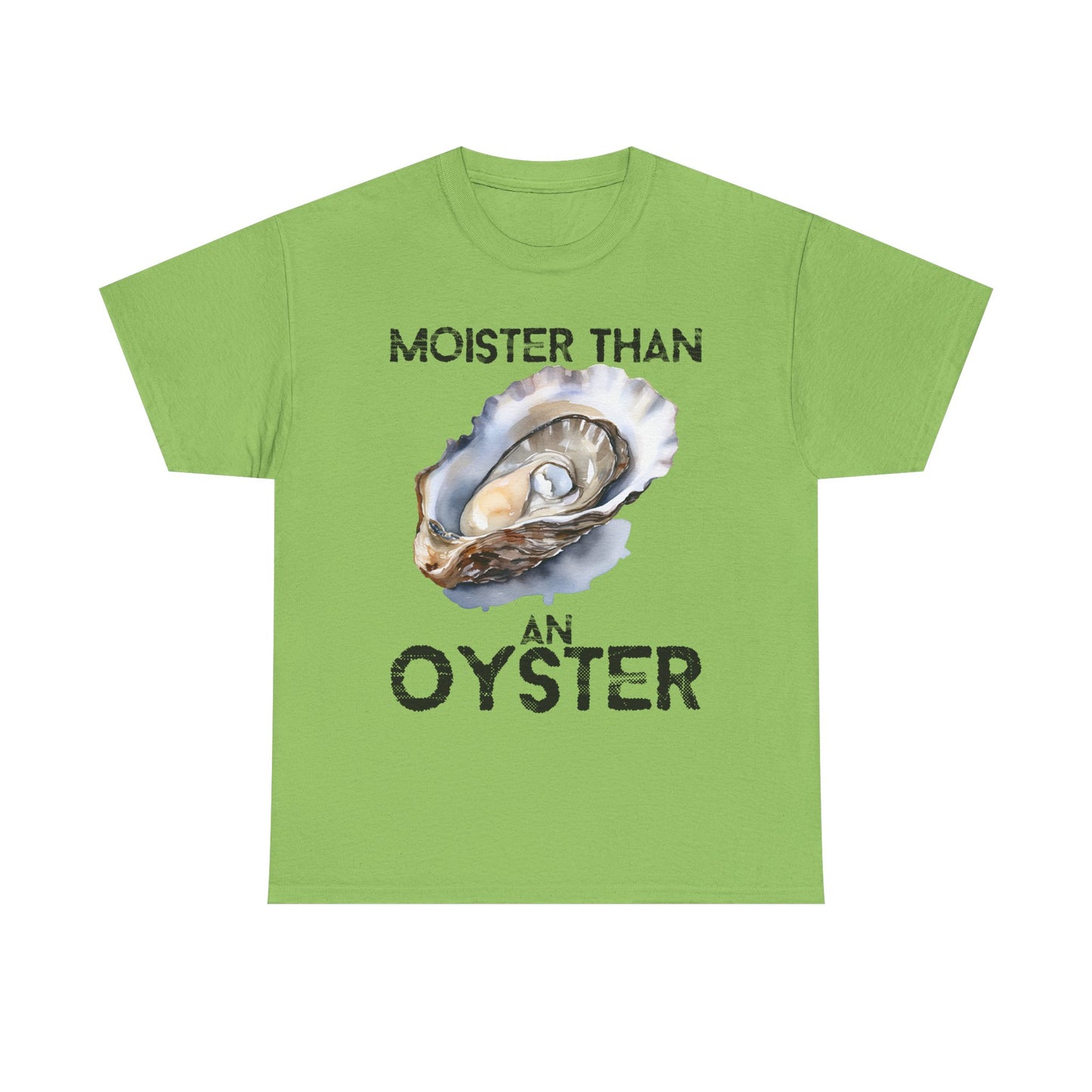 Moister Than an Oyster Tee - Funny Unisex Cotton T-Shirt, Gift for Food Lovers, Playful Casual Wear, Summer Style, Beach Outing