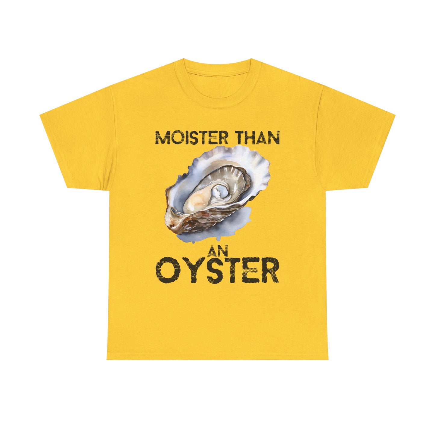 Moister Than an Oyster Tee - Funny Unisex Cotton T-Shirt, Gift for Food Lovers, Playful Casual Wear, Summer Style, Beach Outing