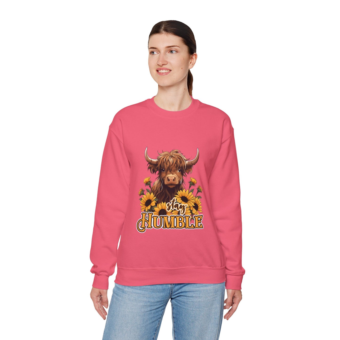 Stay Humble Cow Crewneck Sweatshirt