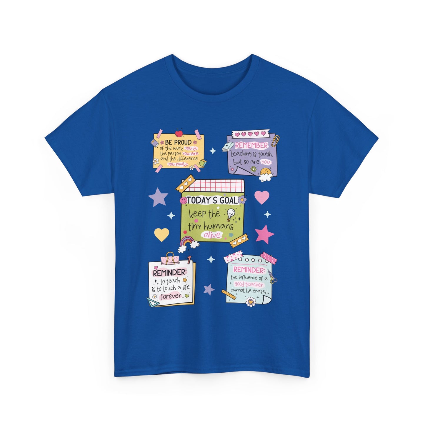 Goal-Setting Unisex Heavy Cotton Tee, Motivational T-Shirt, Inspirational Apparel, Daily Reminder Shirt, Self-Care Gift, Positive Vibes Wear