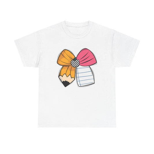 Cute Pencil Bow Personalize Tee