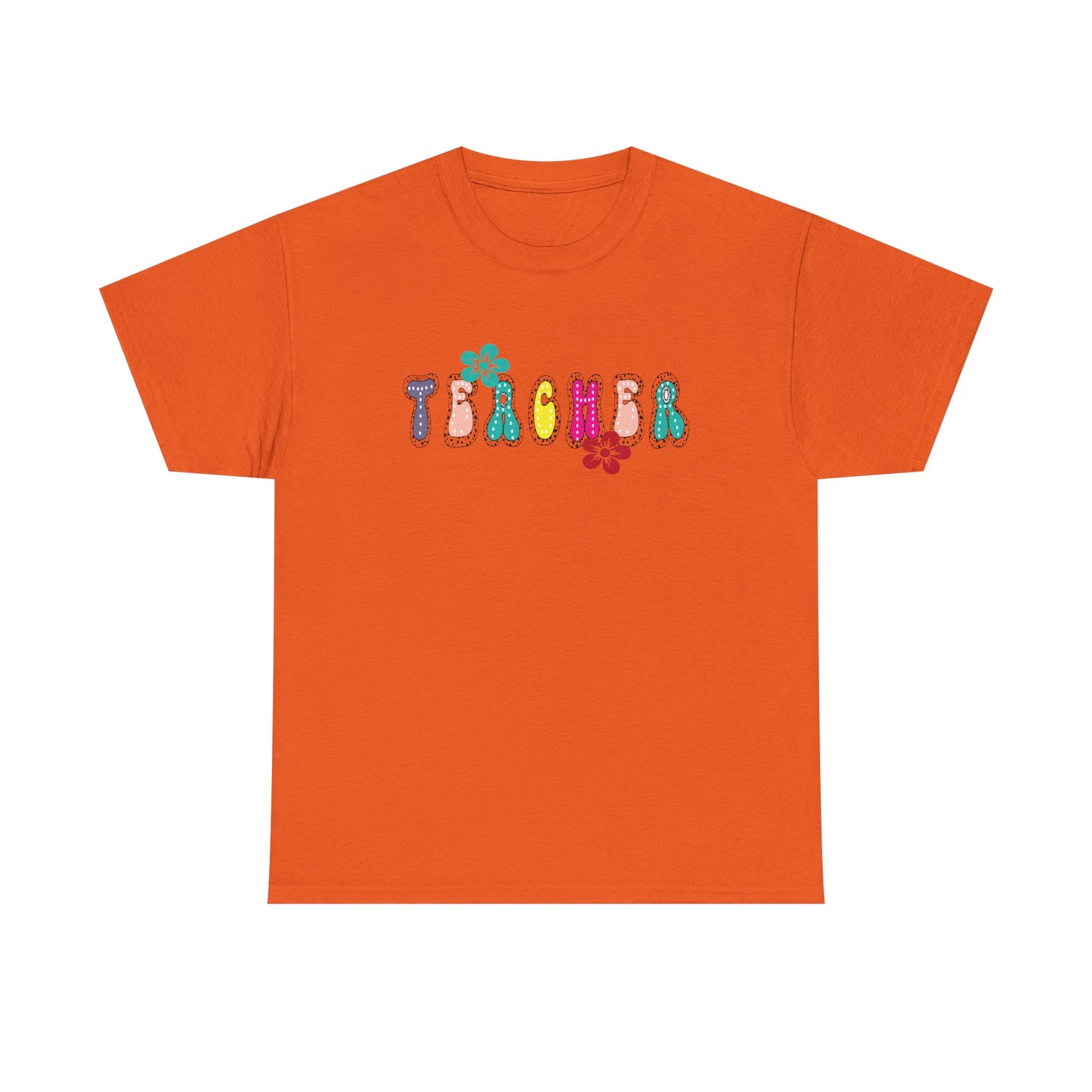 Colorful Teacher Appreciation Unisex Heavy Cotton Tee, Gifts for Teachers, Back to School, Classroom Fun, Educational Apparel, Floral [...]