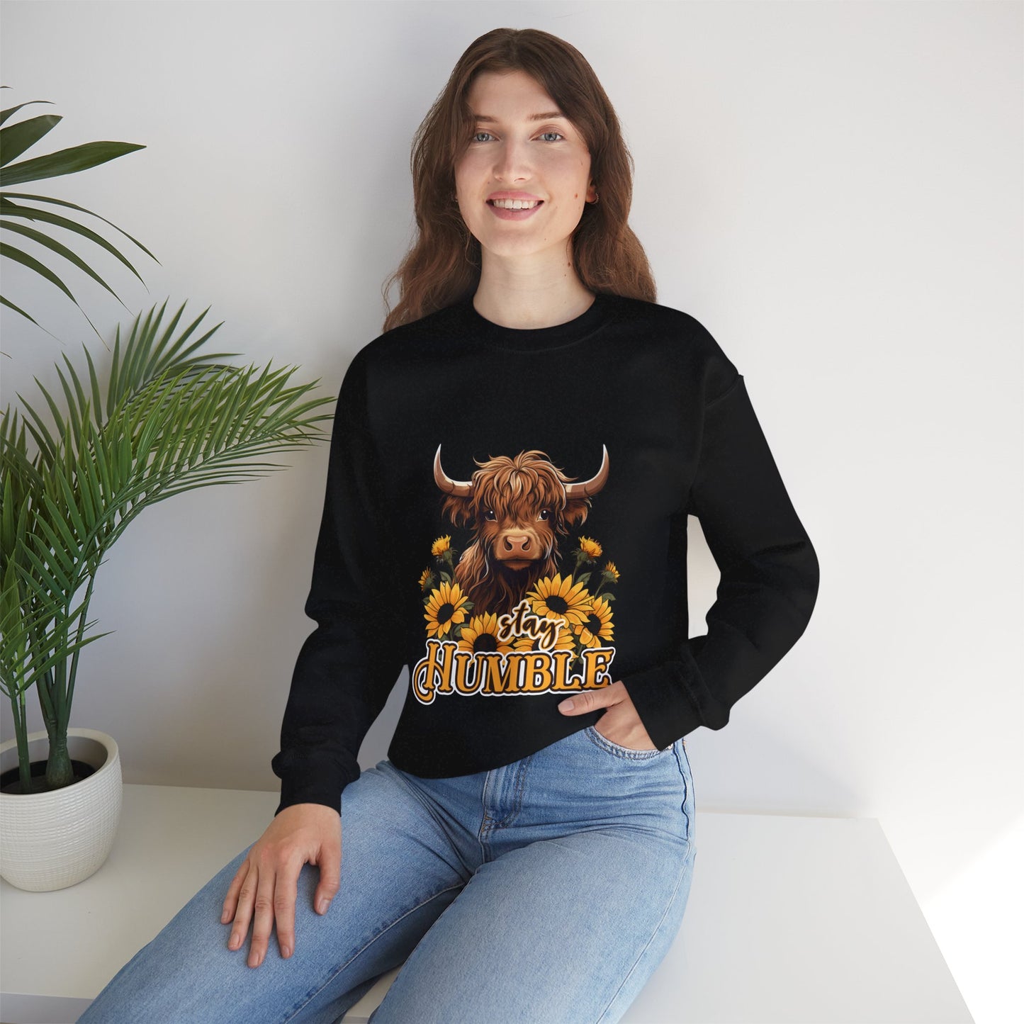 Stay Humble Cow Crewneck Sweatshirt