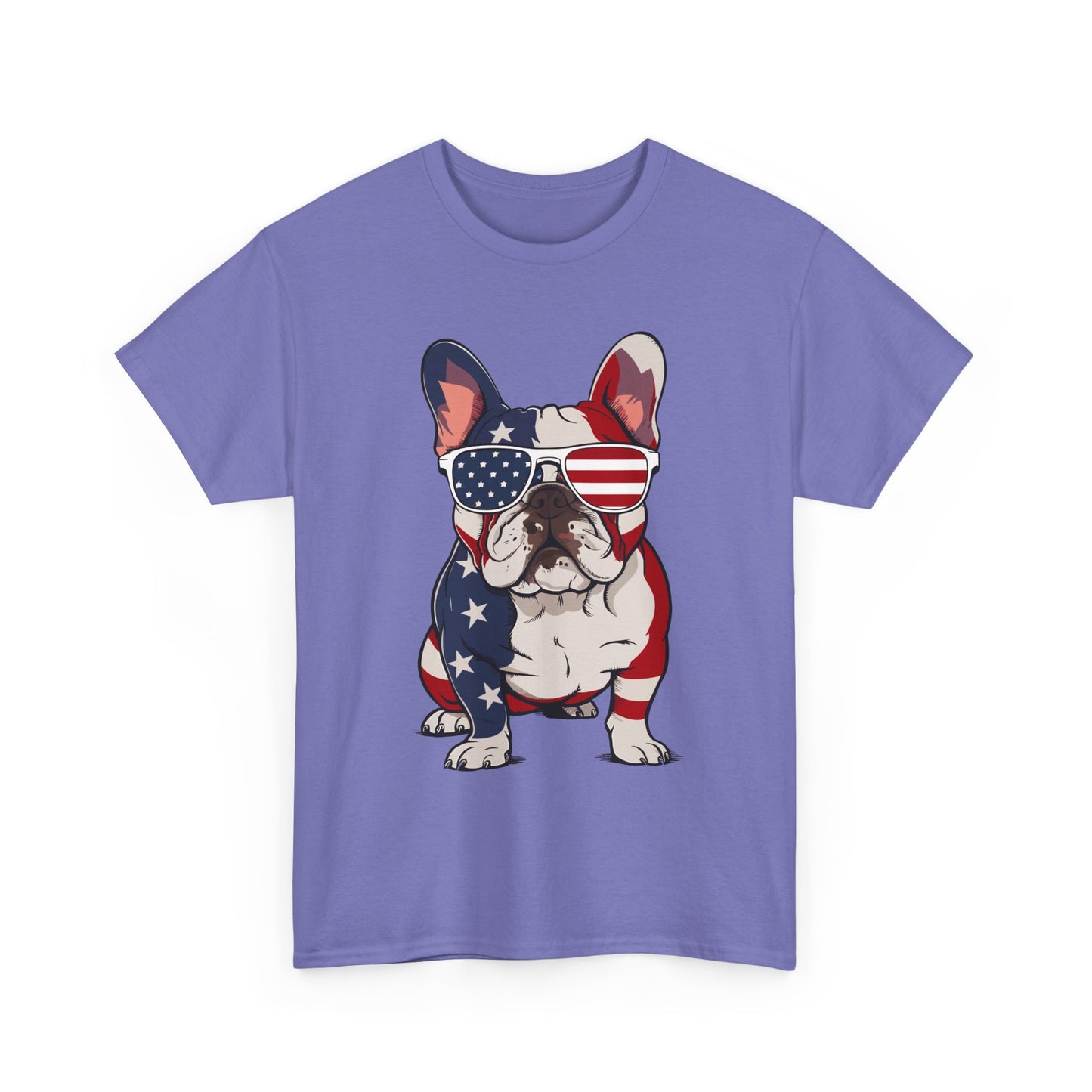 Patriotic French Bulldog Tee
