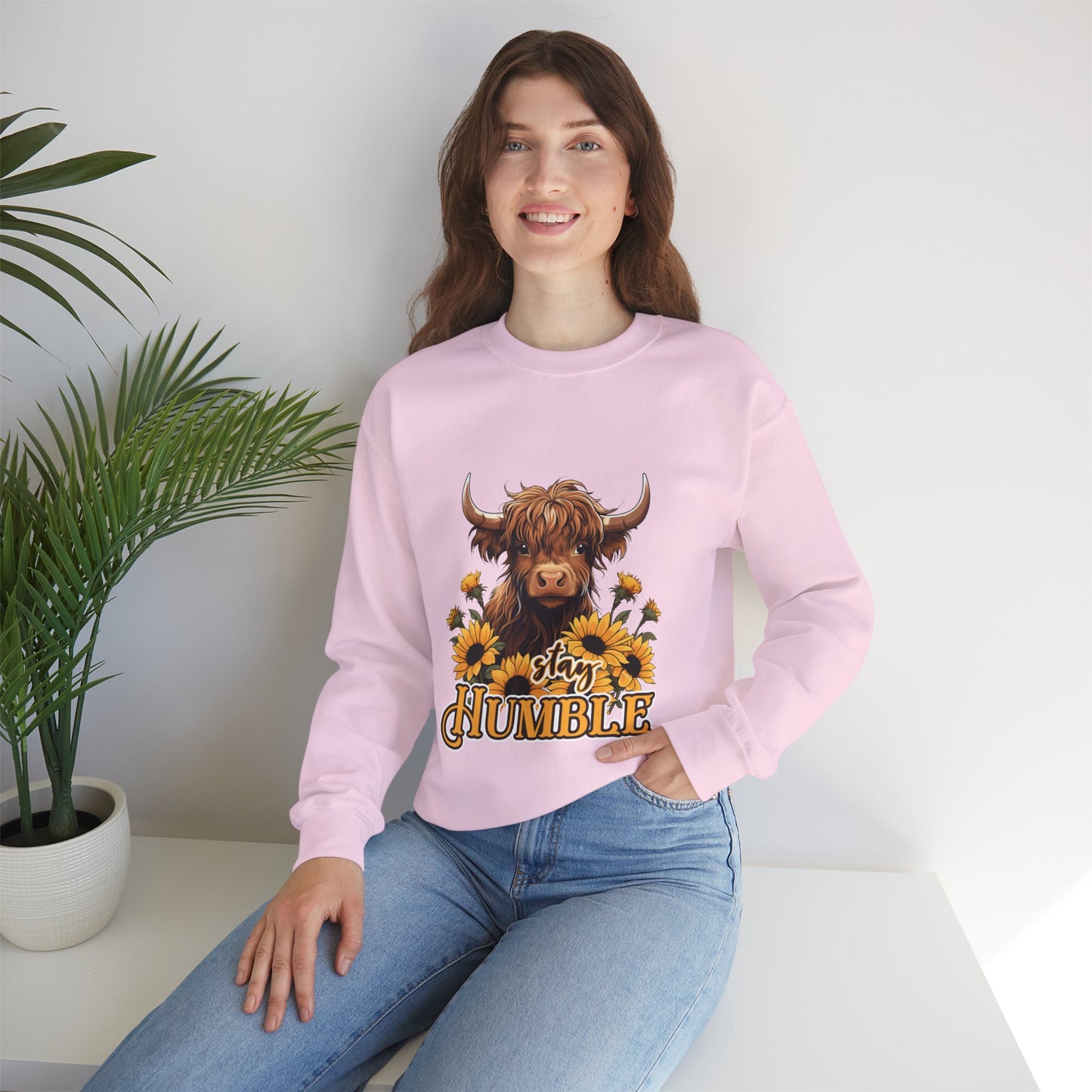 Stay Humble Cow Crewneck Sweatshirt