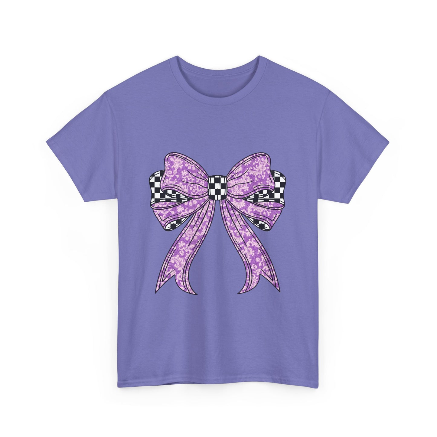 Purple Bow  Tee