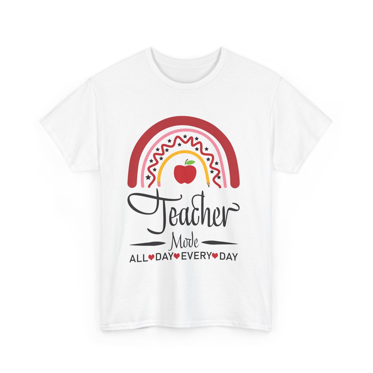 Teacher Mode Rainbow Tee