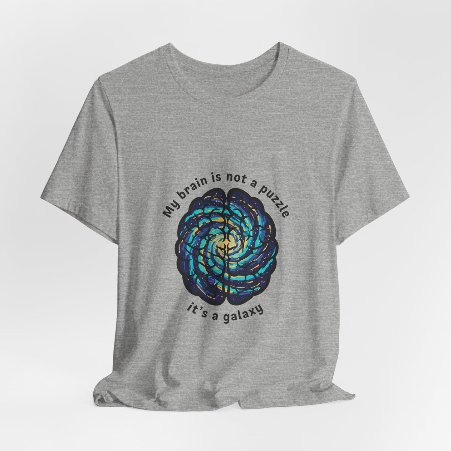My Brain Is Not a Puzzle — It's a Galaxy T-Shirt | neurodiversity, autistic pride
