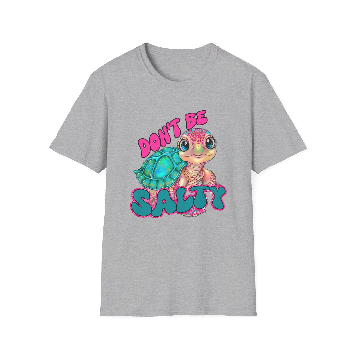 Don't Be Salty Turtle T-Shirt — Cute Sea Turtle Graphic Tee