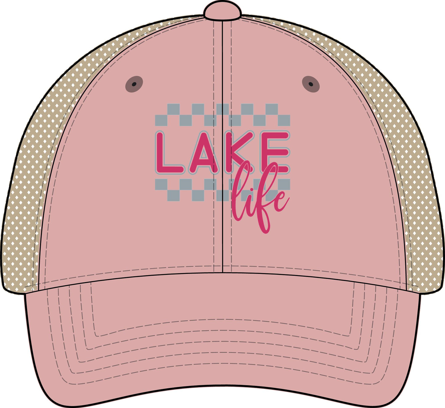 Women's Washed Mesh-Back Cap
