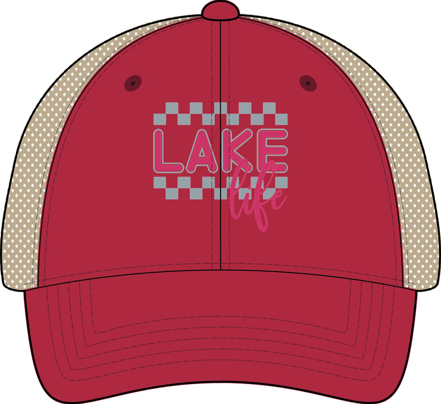 Women's Washed Mesh-Back Cap