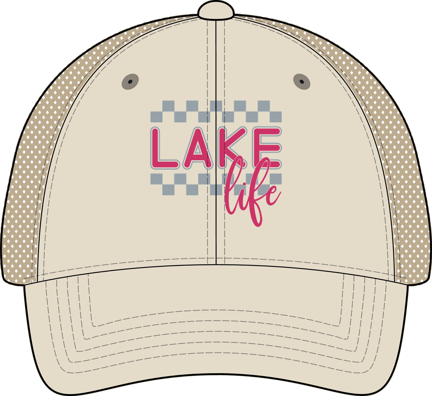 Women's Washed Mesh-Back Cap