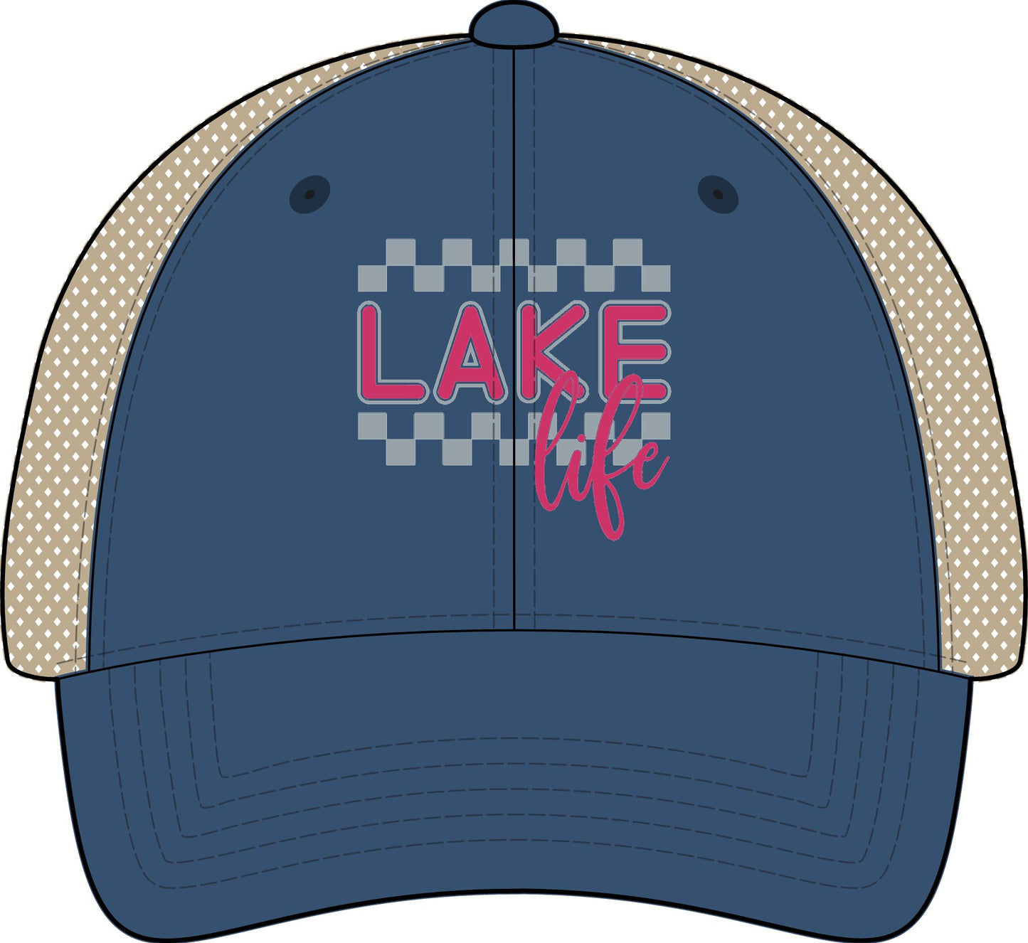 Women's Washed Mesh-Back Cap