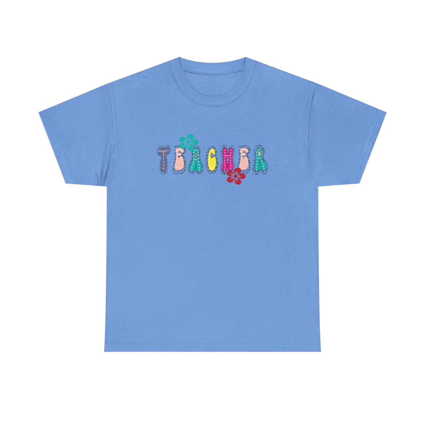 Colorful Teacher Appreciation Unisex Heavy Cotton Tee, Gifts for Teachers, Back to School, Classroom Fun, Educational Apparel, Floral [...]