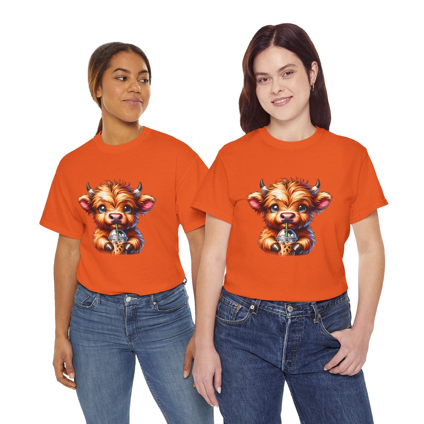 Cute Cow Coffee Tee
