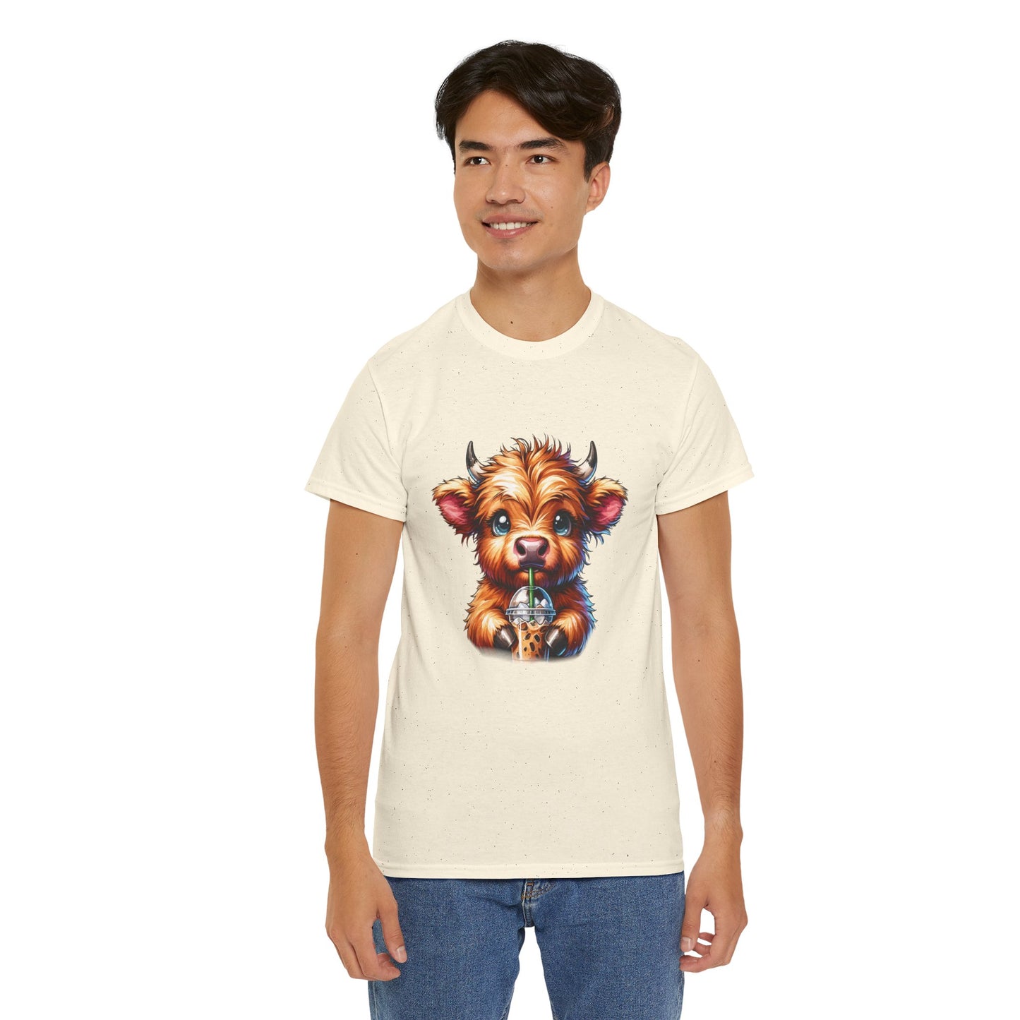 Cute Cow Coffee Tee