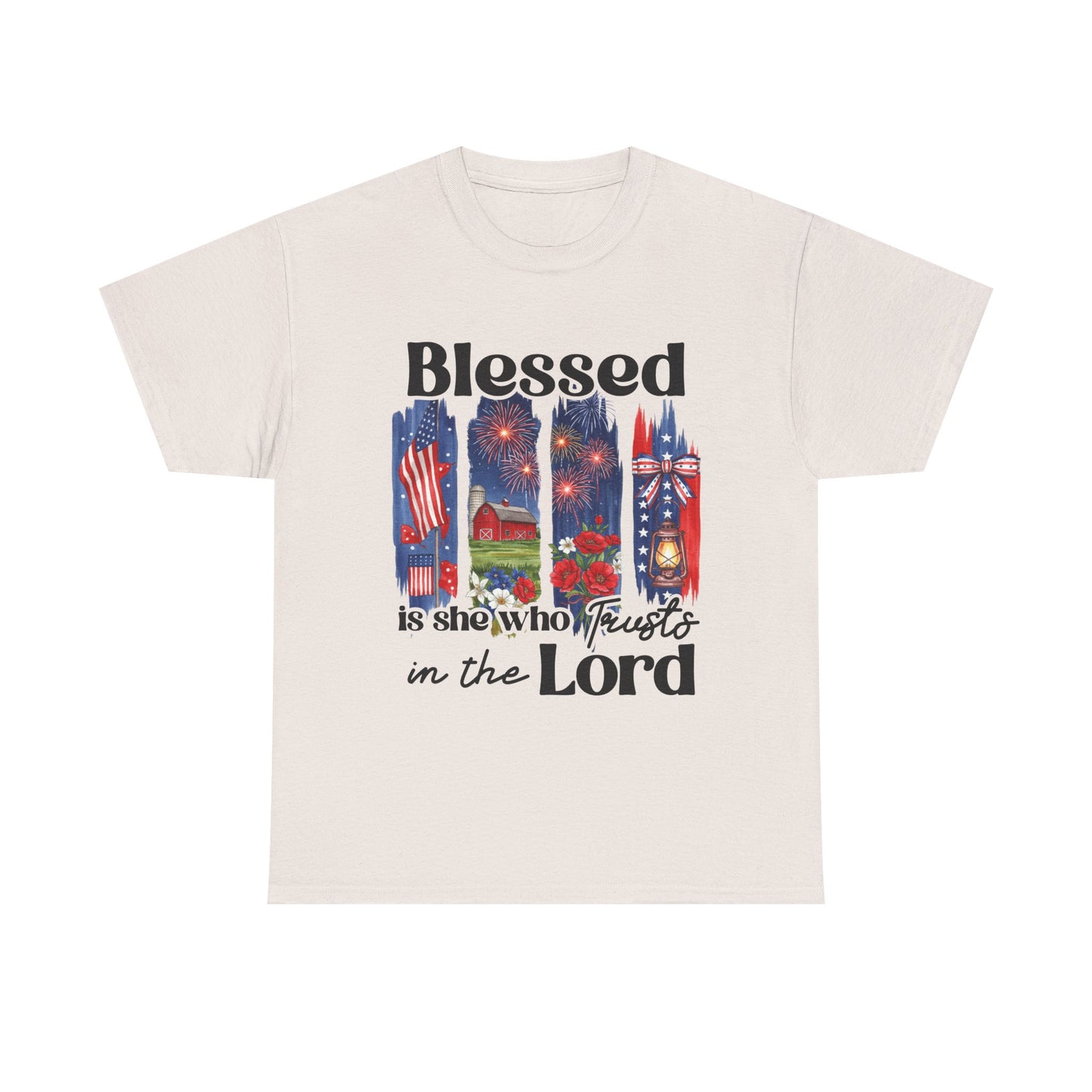 Blessed Faith Fourth of July Tee