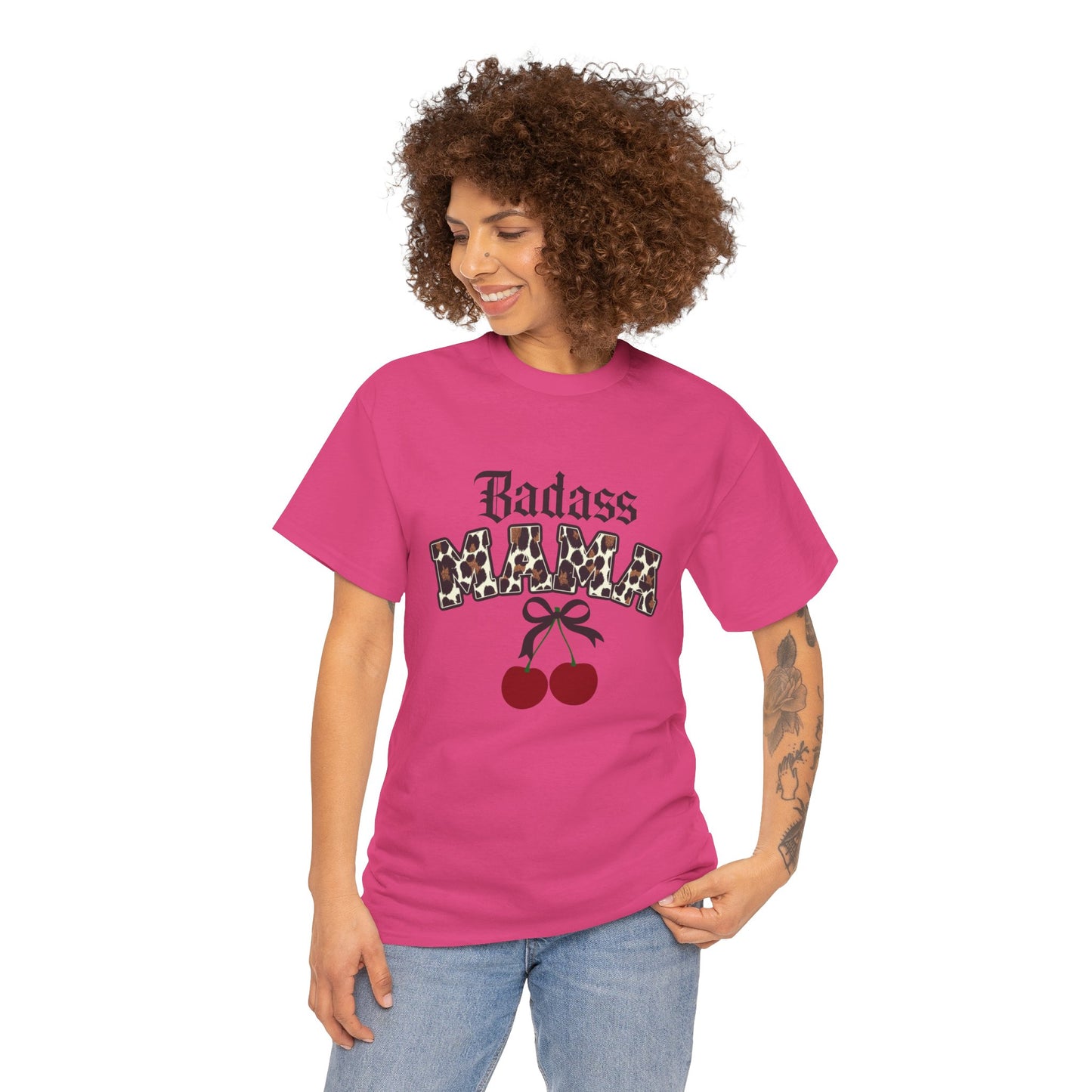 Badass Mama Cheetah Tee
