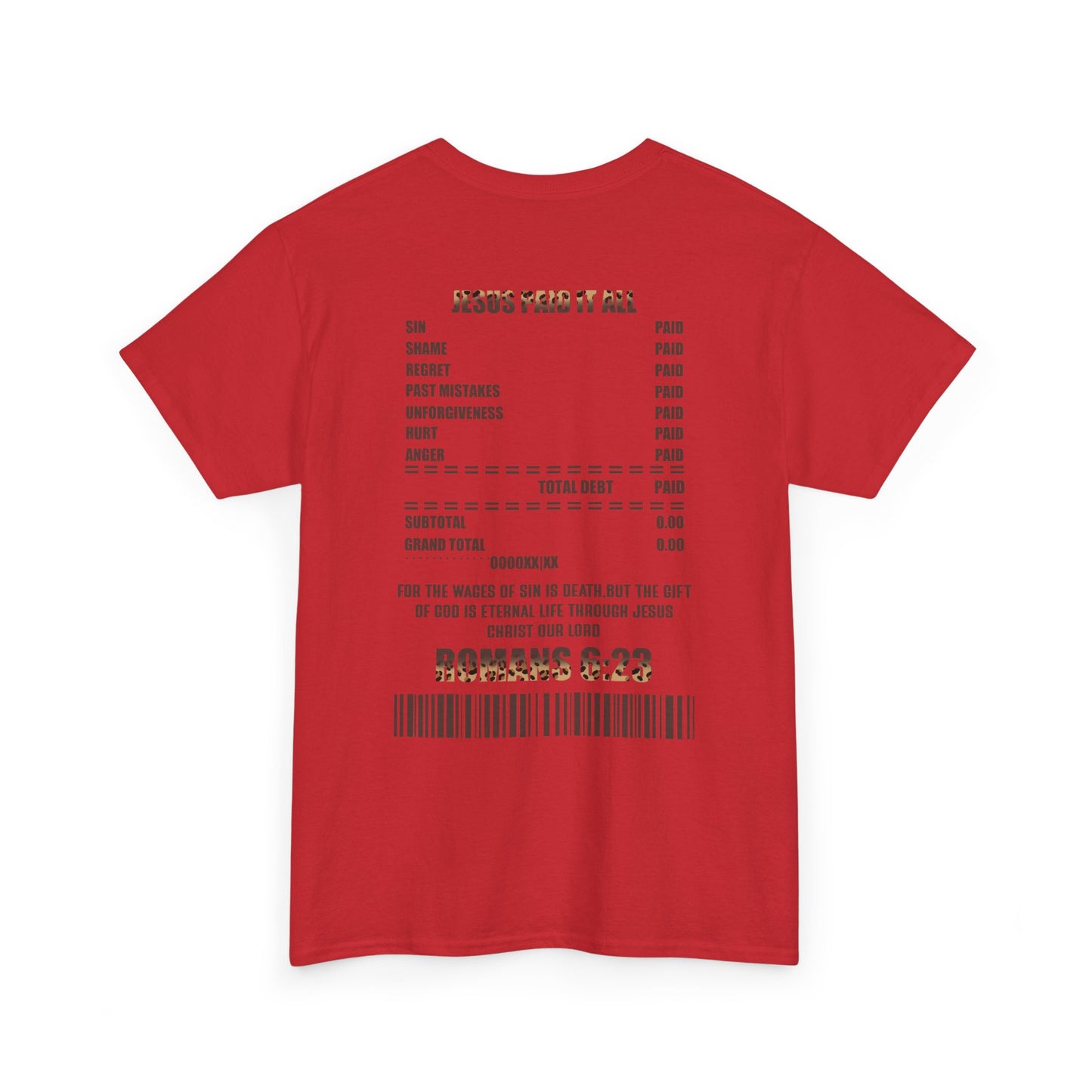 Faith-Inspired Tee: Jesus Paid It All, Christian Apparel