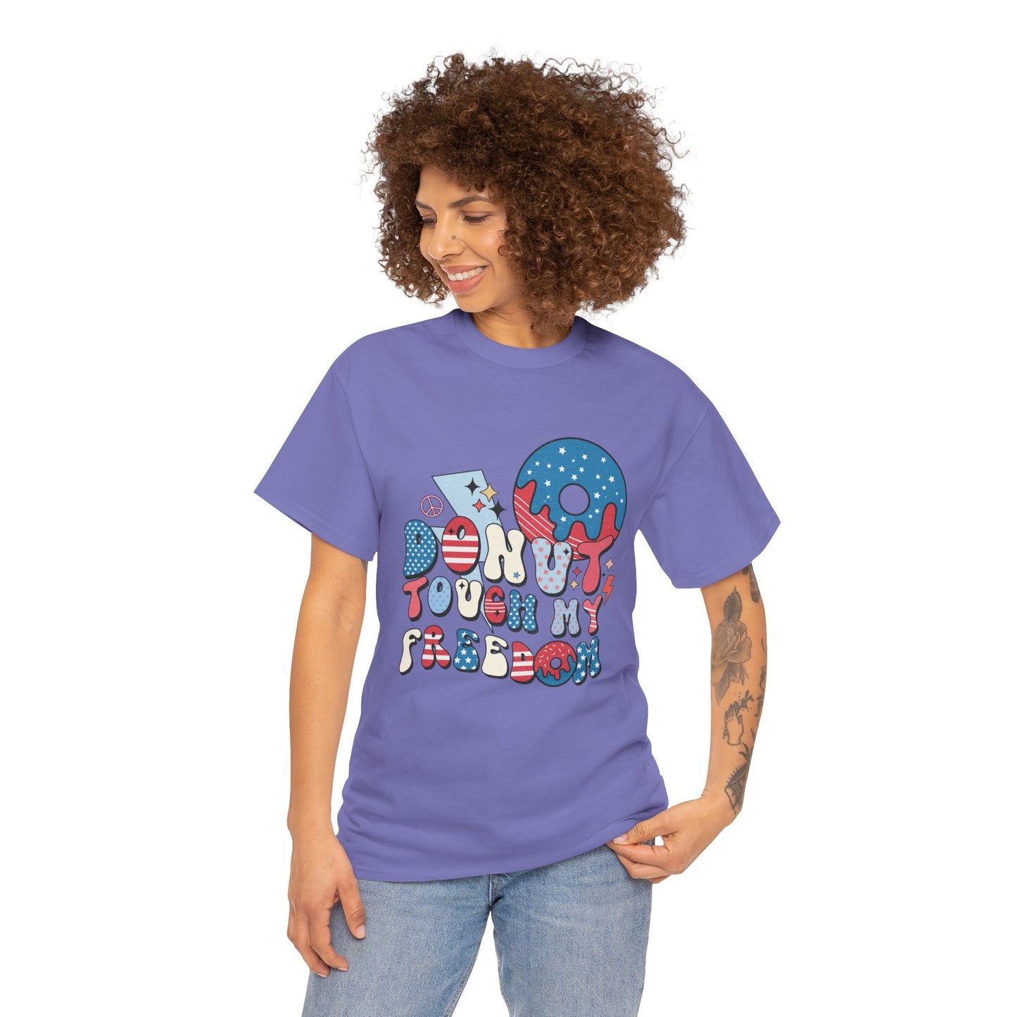 Patriotic Don't Touch My Freedom  T-shirt